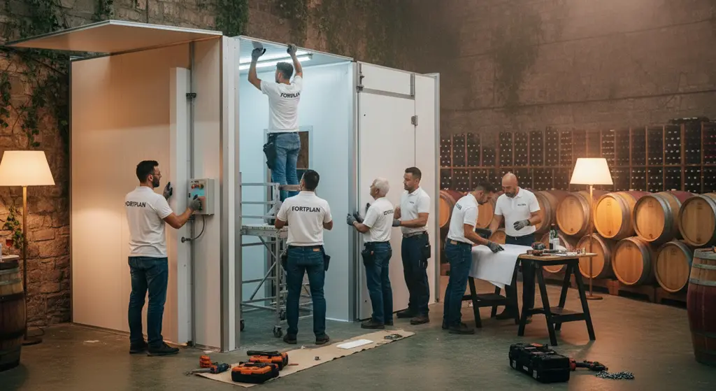 instalação e montagem de adegas